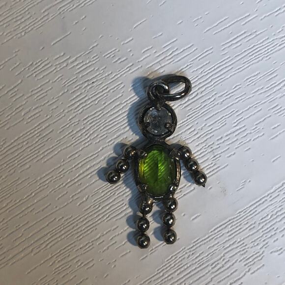 Vintage 90s - y2k Kids Son Boy Keepsake Birthstone August Pendant - Picture 2 of 7